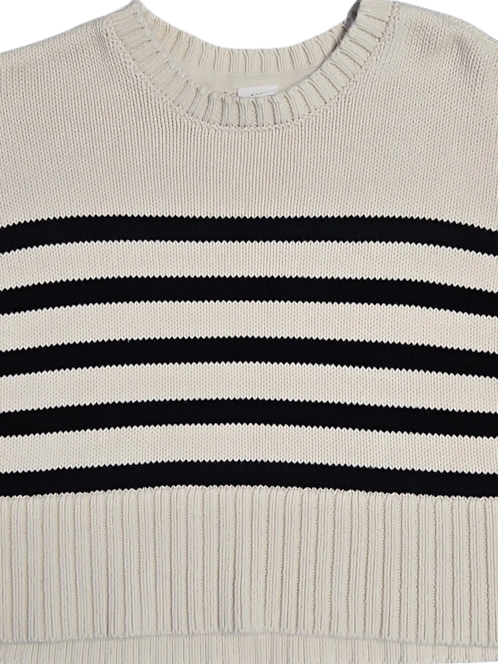 GAP Baby Cream Knit Sweater with Black Tag Detail